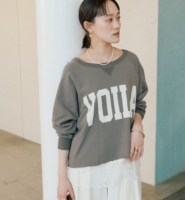  「【Yossshiiii企画】ワイドロゴカットオフスウェット」|Tシャツ・カットソー|