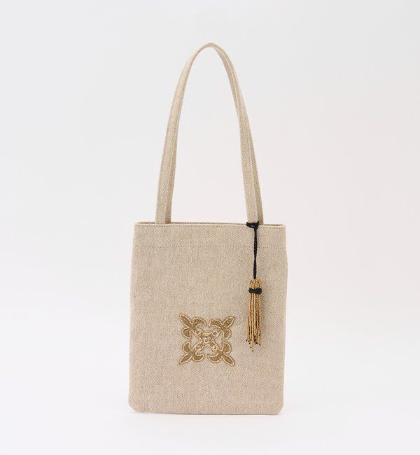  「【インド刺繍】ミニトートバッグ」|トートバッグ|