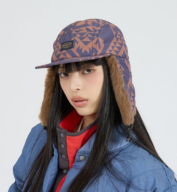 ABAHOUSE「【PENDLETON / ペンドルトン】DOGEAR JETCAP / ジェット」|その他|ブラウン
