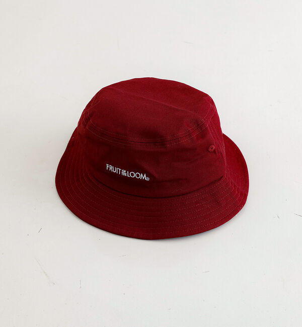 Rouge vif「【FRUIT OF THE LOOM】ロゴバケットハット / LOGO BUCK」|その他|ワイン