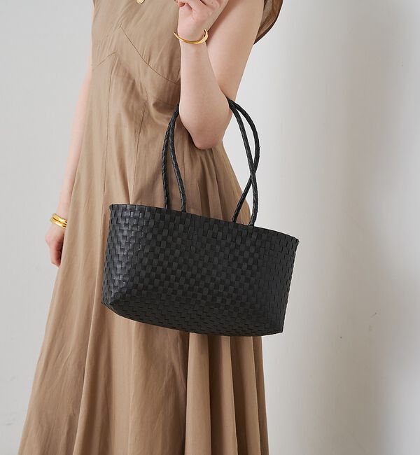 Rouge vif「【NHE/ニエ】カゴバッグ NGANG(LONG HAND) トートバッグ」|かごバッグ|