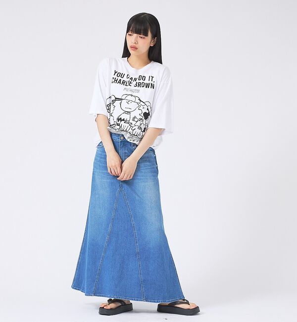 Rouge vif「【Healthy denim/ヘルシーデニム】デニムスカート/Apricot/ア」|スカート|