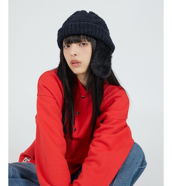Rouge vif「【RUBEN/ルーベン】ブークレイヤーカバーボア付きワッチキャップ/RUS-84」|その他|