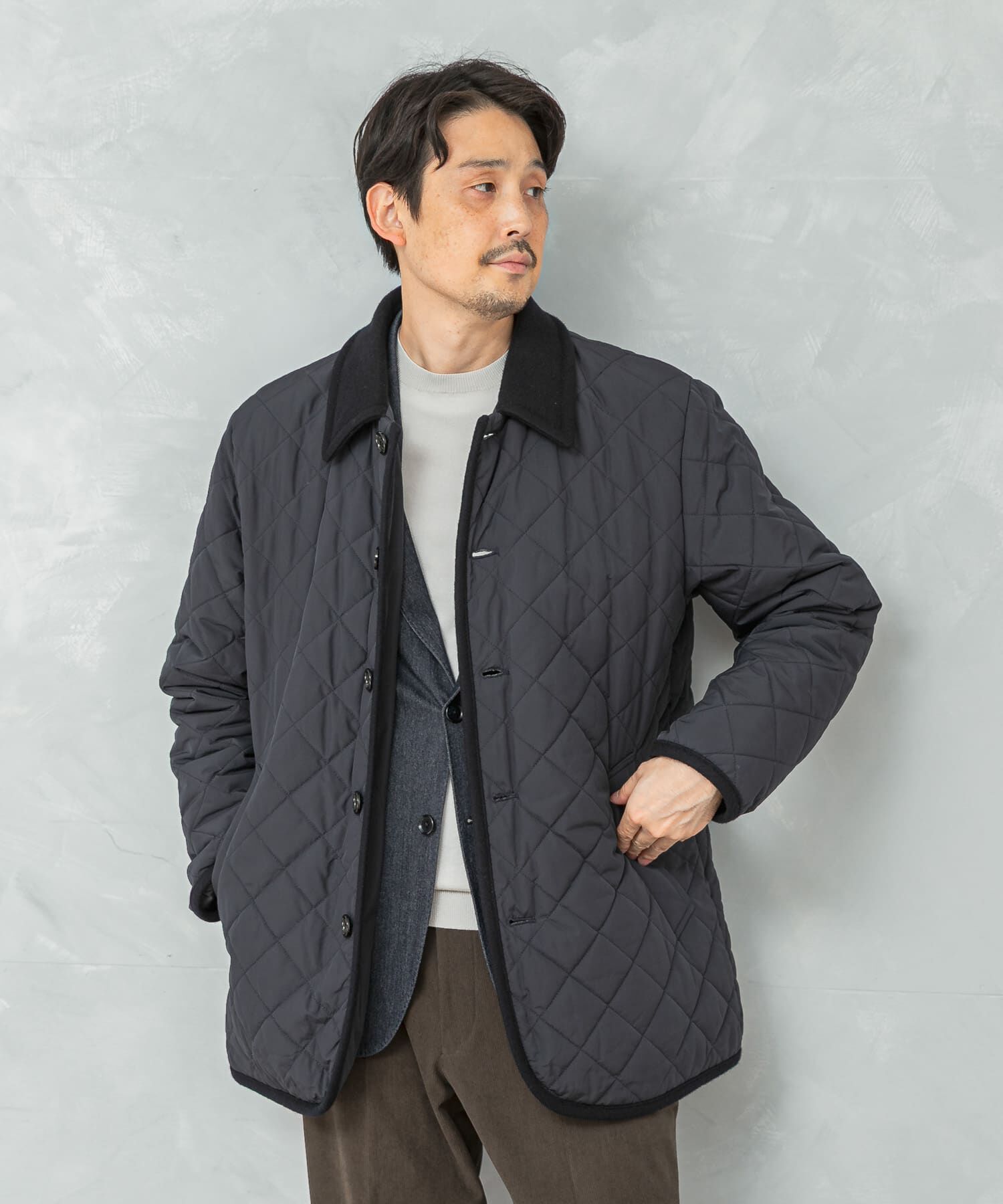 URBAN RESEARCH DOORS「LIFE STYLE TAILOR　LIMONTA EAST キルティングコート」|テーラードジャケット|