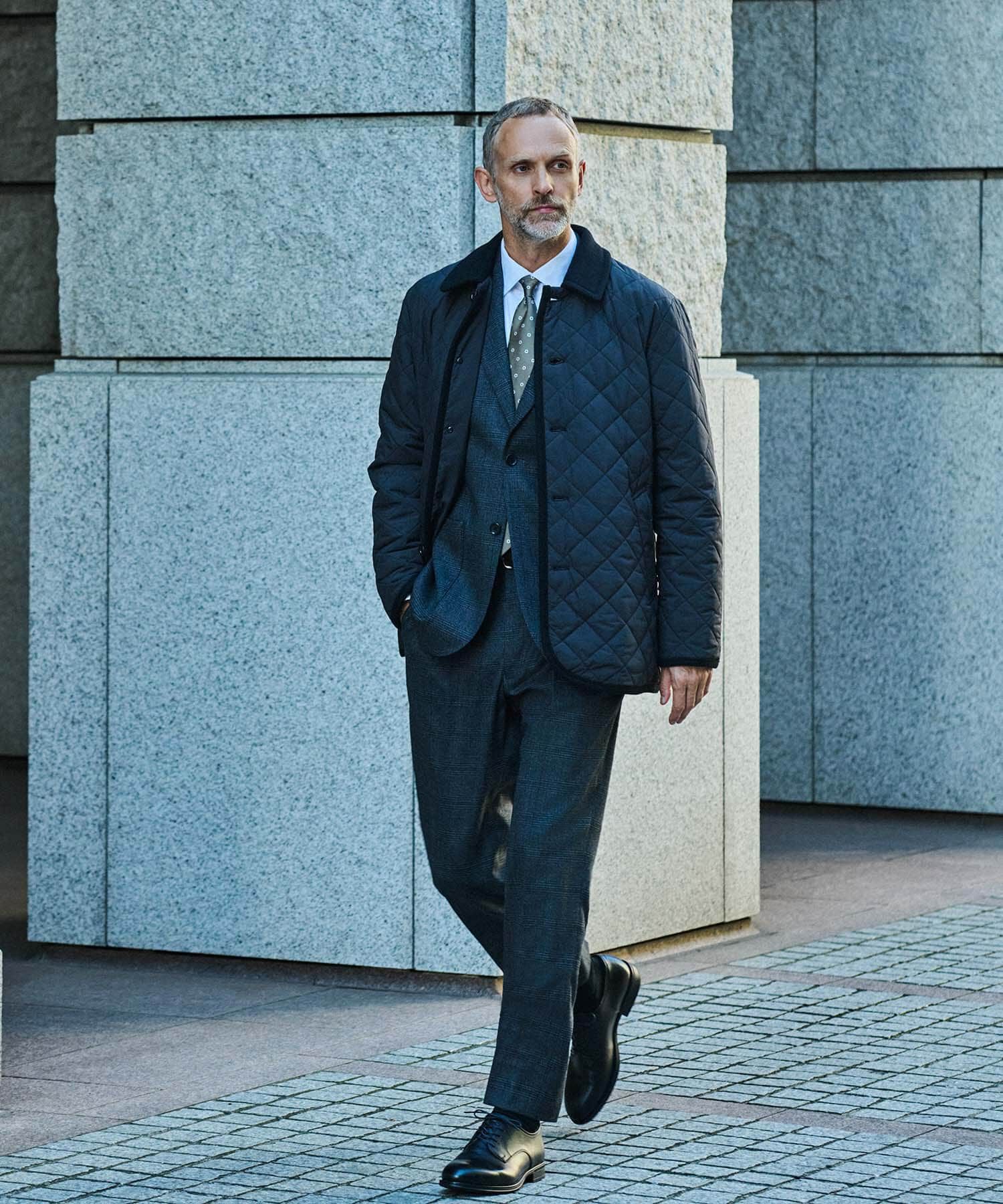URBAN RESEARCH DOORS「LIFE STYLE TAILOR　LIMONTA EAST キルティングコート」|テーラードジャケット|