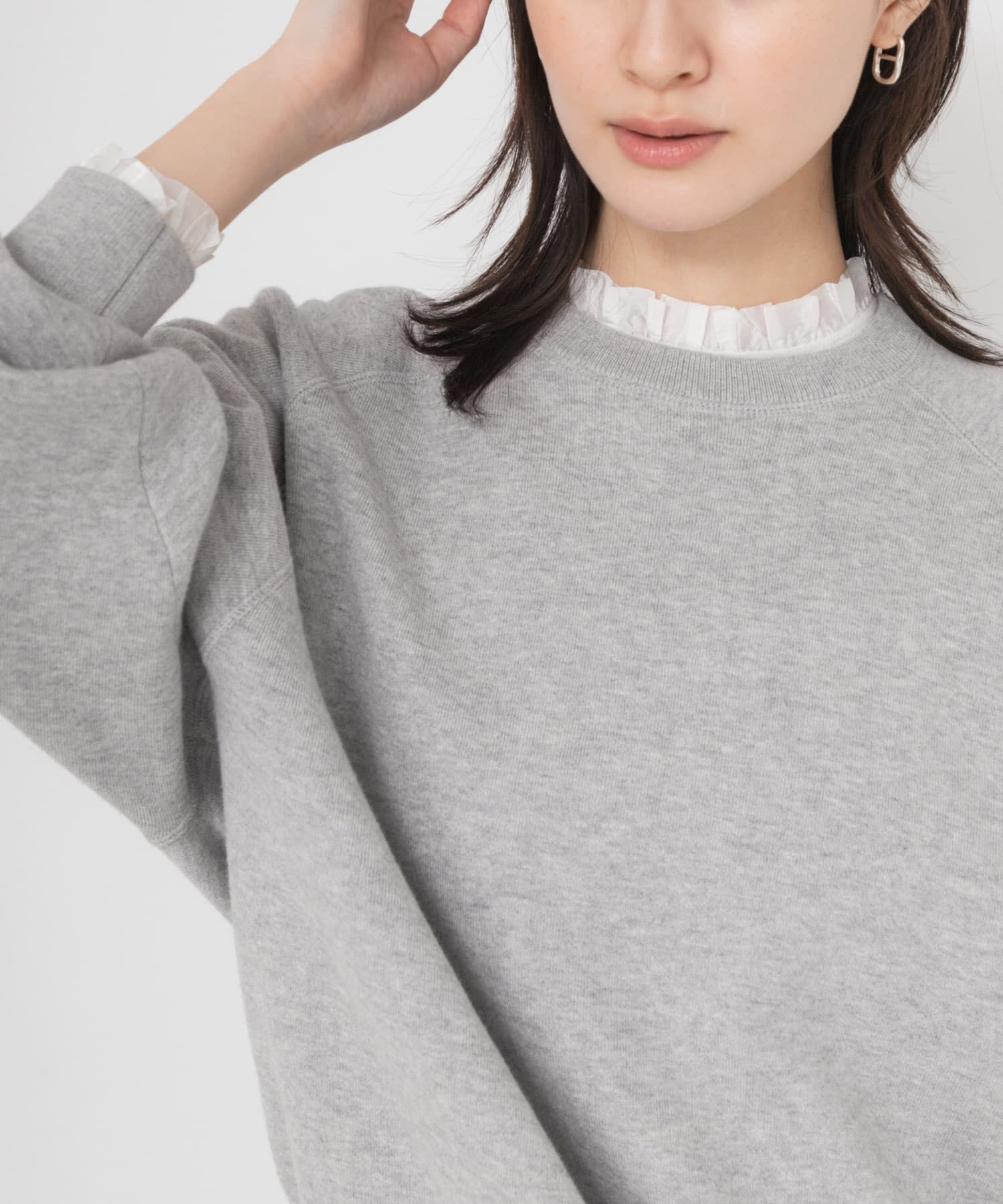 URBAN RESEARCH「フリルデザインシアーカットソー」|Tシャツ・カットソー|