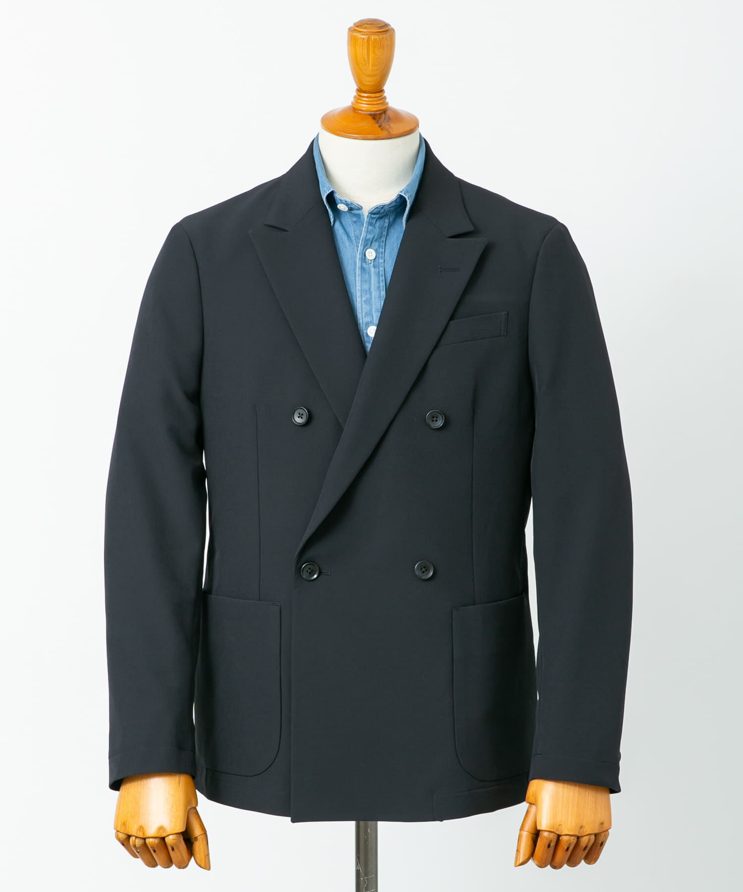 URBAN RESEARCH DOORS「LIFE STYLE TAILOR　4WAYストレッチコンフォータブルダブルジャケット」|その他|ネイビー