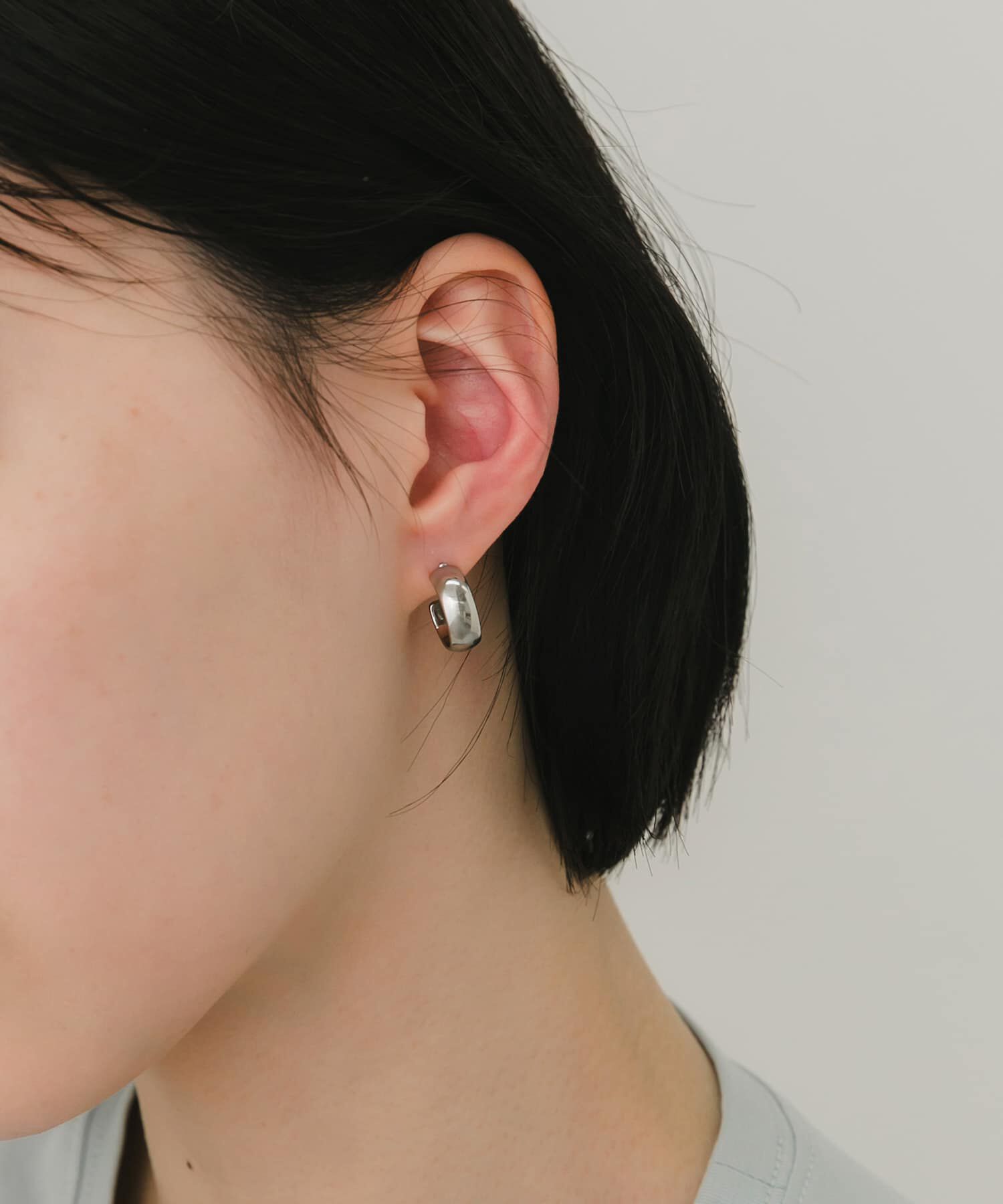 SMELLY「ステンレスフープピアス」|ピアス|