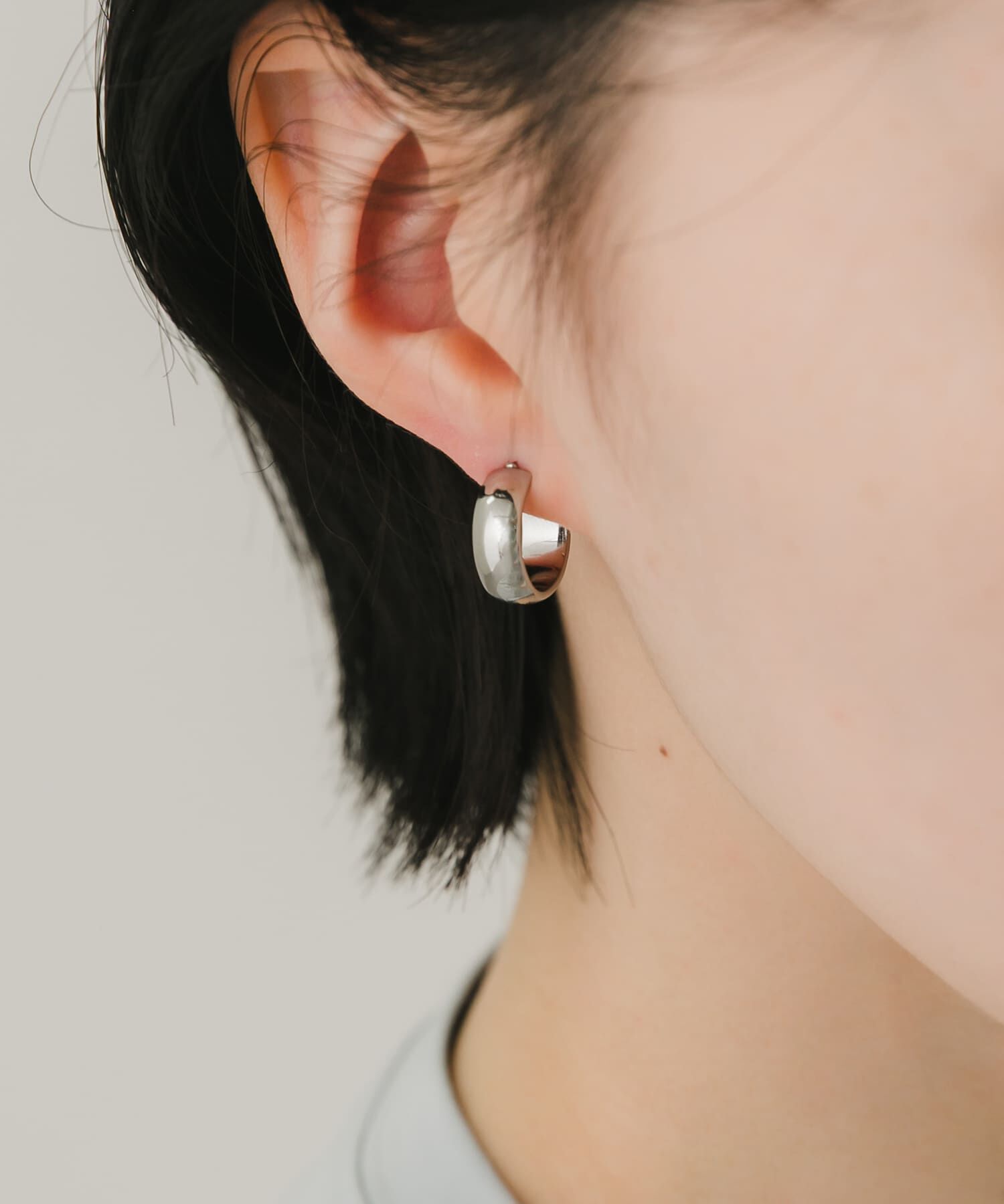 SMELLY「ステンレスフープピアス」|ピアス|