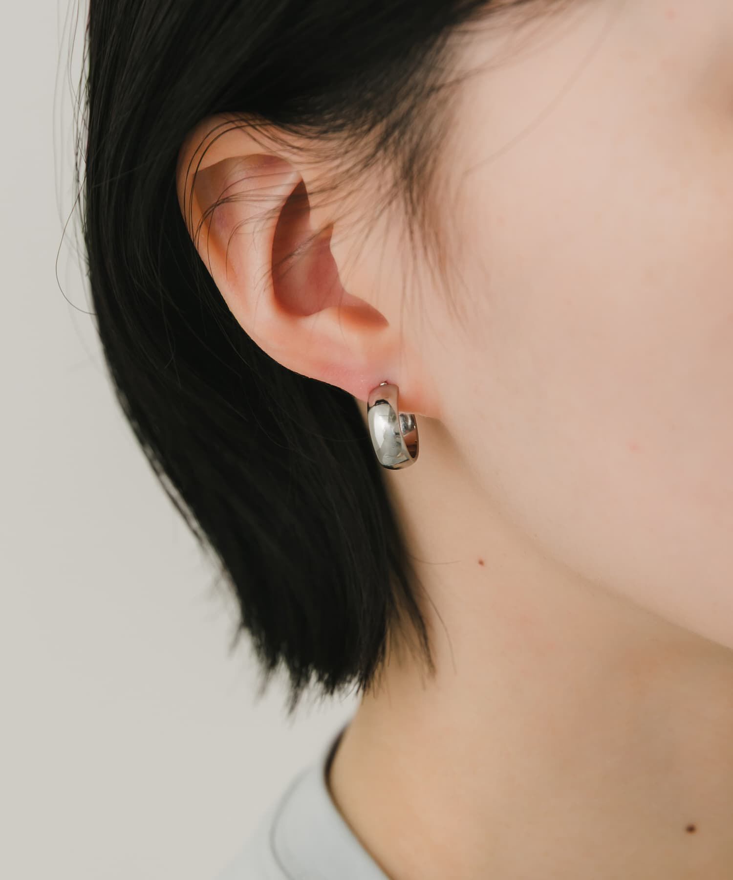 SMELLY「ステンレスフープピアス」|ピアス|