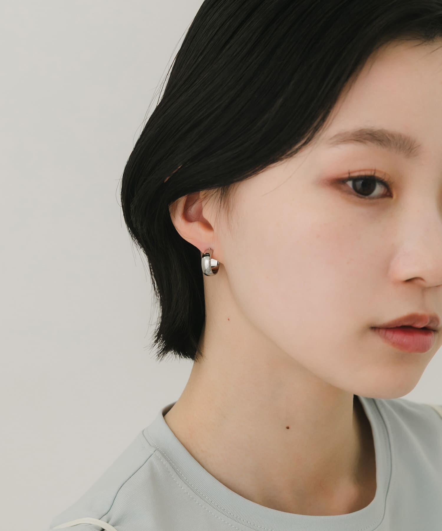 SMELLY「ステンレスフープピアス」|ピアス|