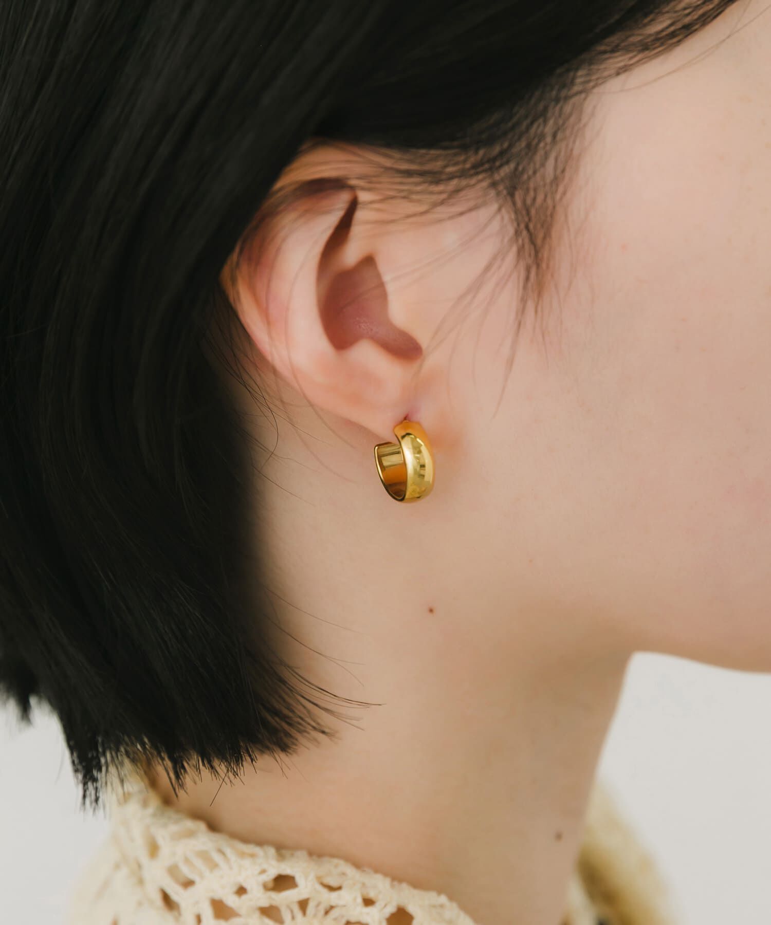 SMELLY「ステンレスフープピアス」|ピアス|
