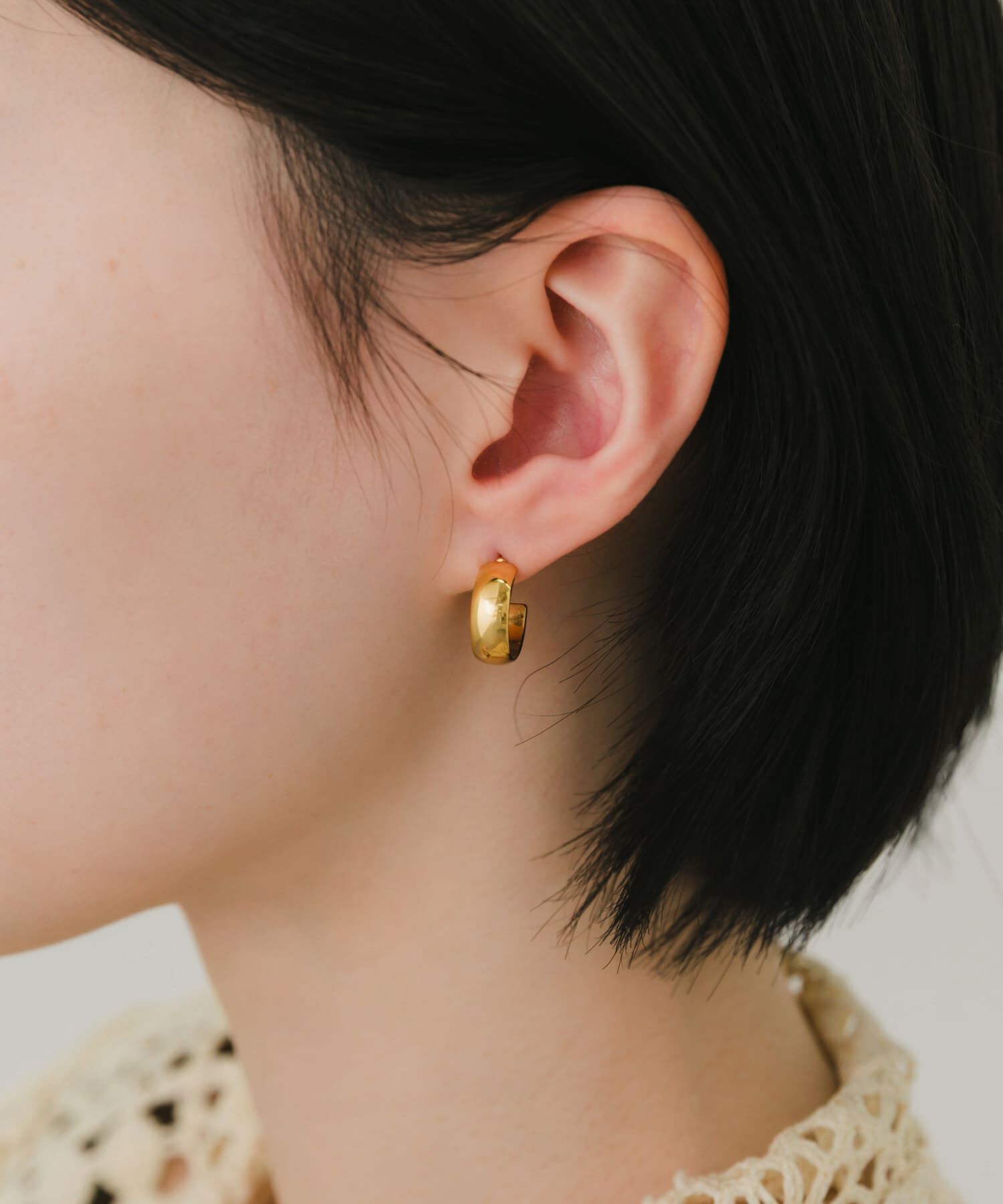 SMELLY「ステンレスフープピアス」|ピアス|