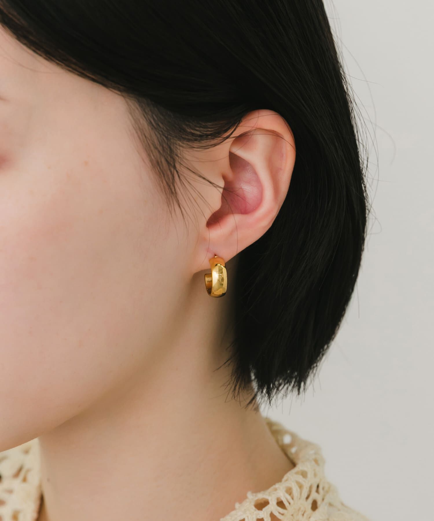 SMELLY「ステンレスフープピアス」|ピアス|