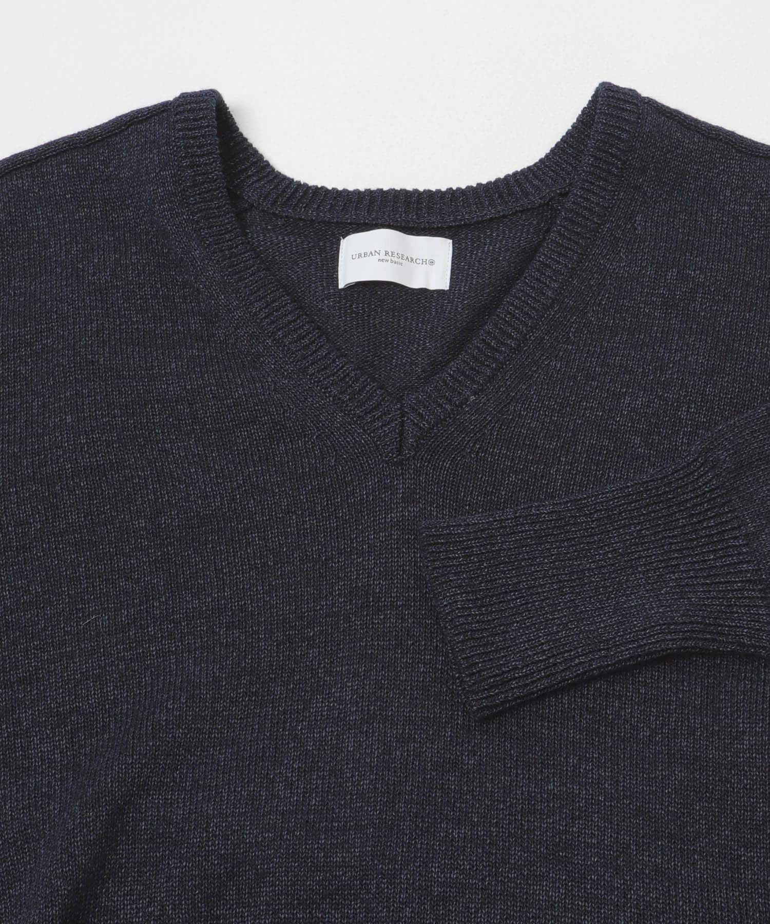 URBAN RESEARCH「new basic　WASHI WOOL V-NECK KNIT」|ニット・セーター|