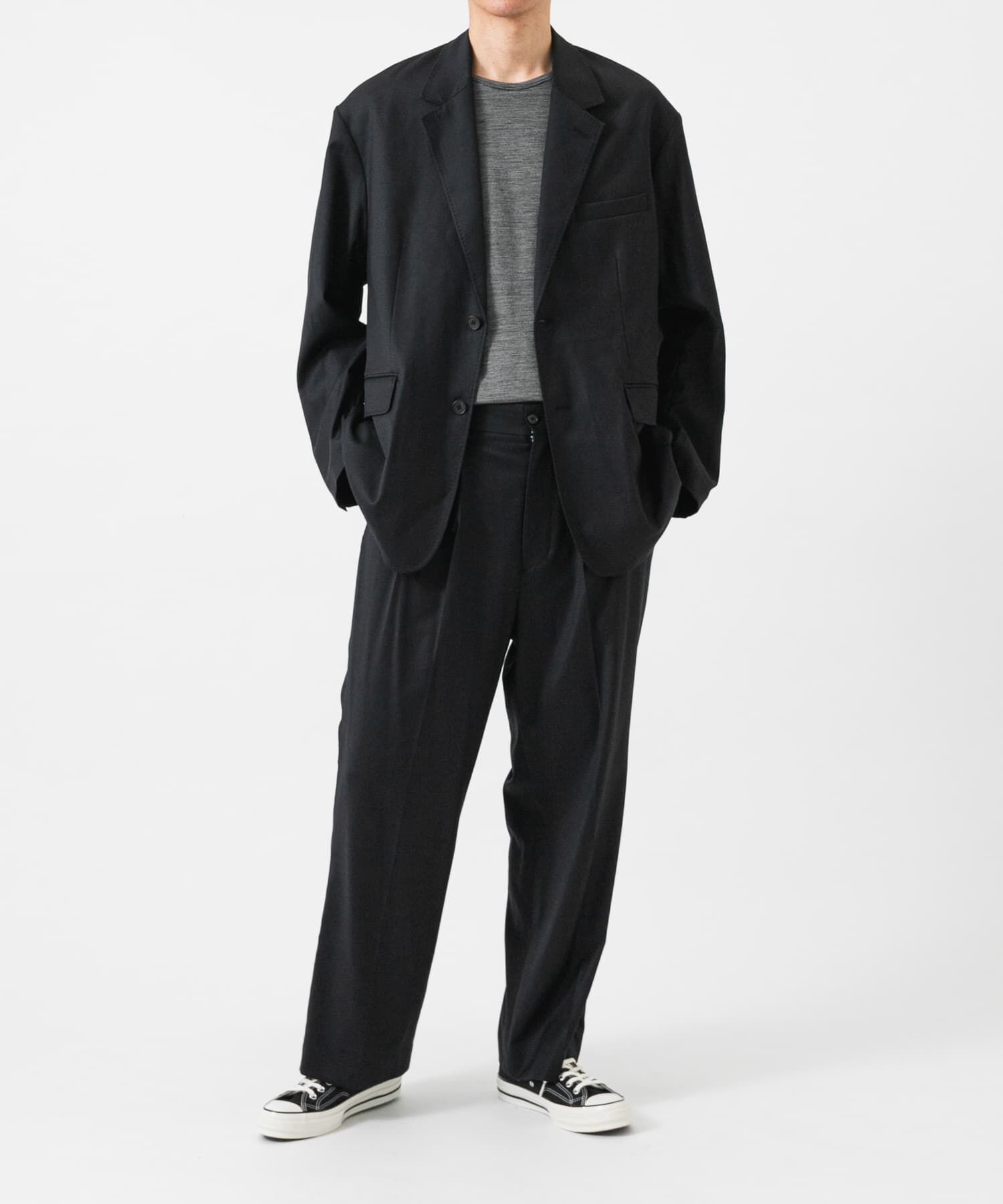 URBAN RESEARCH「new basic　WOOL SILK TAPERED SLACKS」|その他|