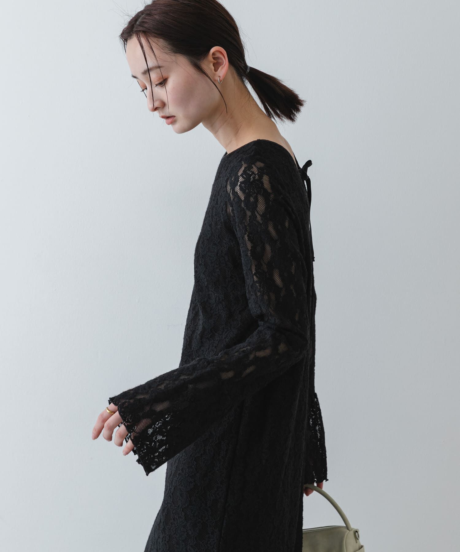 SENSE OF PLACE by URBAN RESEARCH「レースフレアーワンピース」|ワンピース|