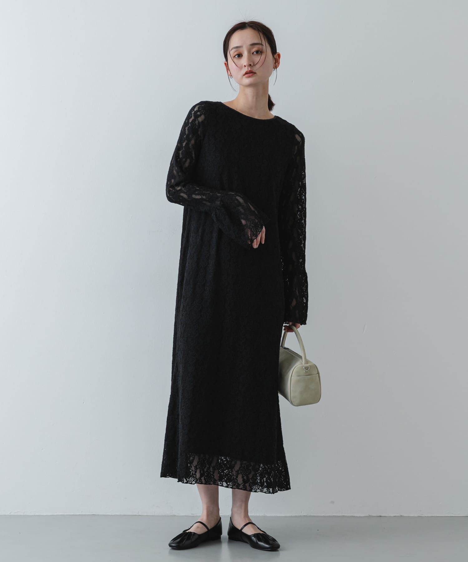 SENSE OF PLACE by URBAN RESEARCH「レースフレアーワンピース」|ワンピース|