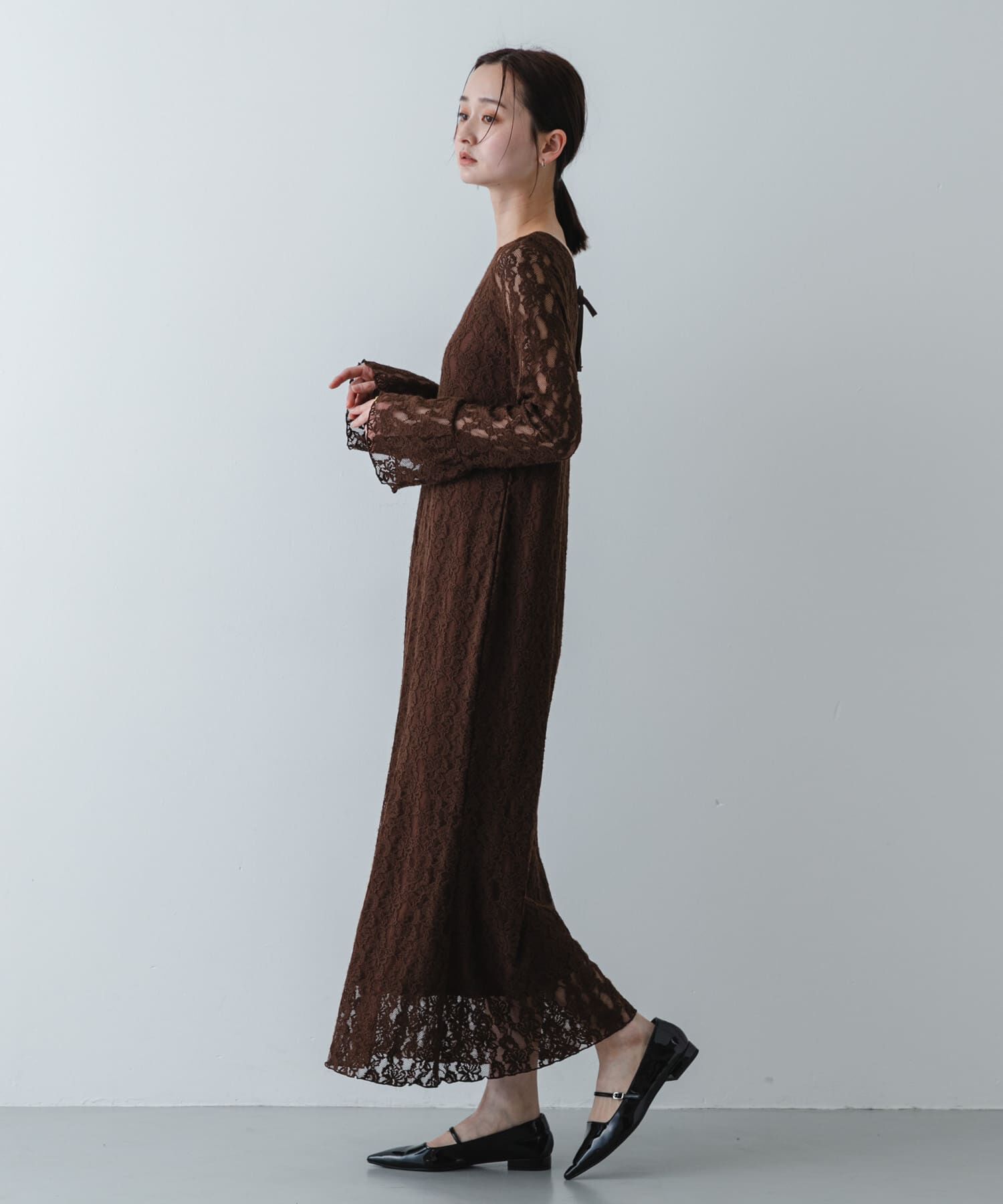 SENSE OF PLACE by URBAN RESEARCH「レースフレアーワンピース」|ワンピース|