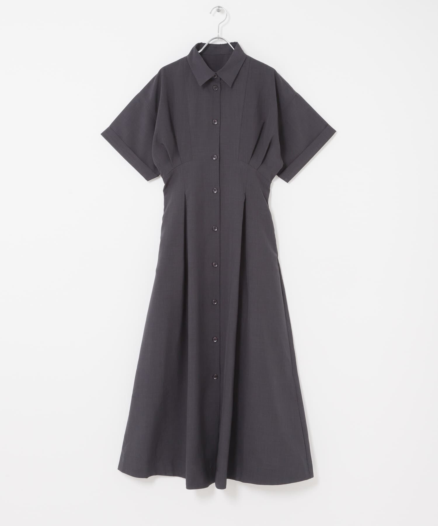 SENSE OF PLACE by URBAN RESEARCH「『UR TECH DRYLUXE』リネンライクワンピース」|ワンピース|