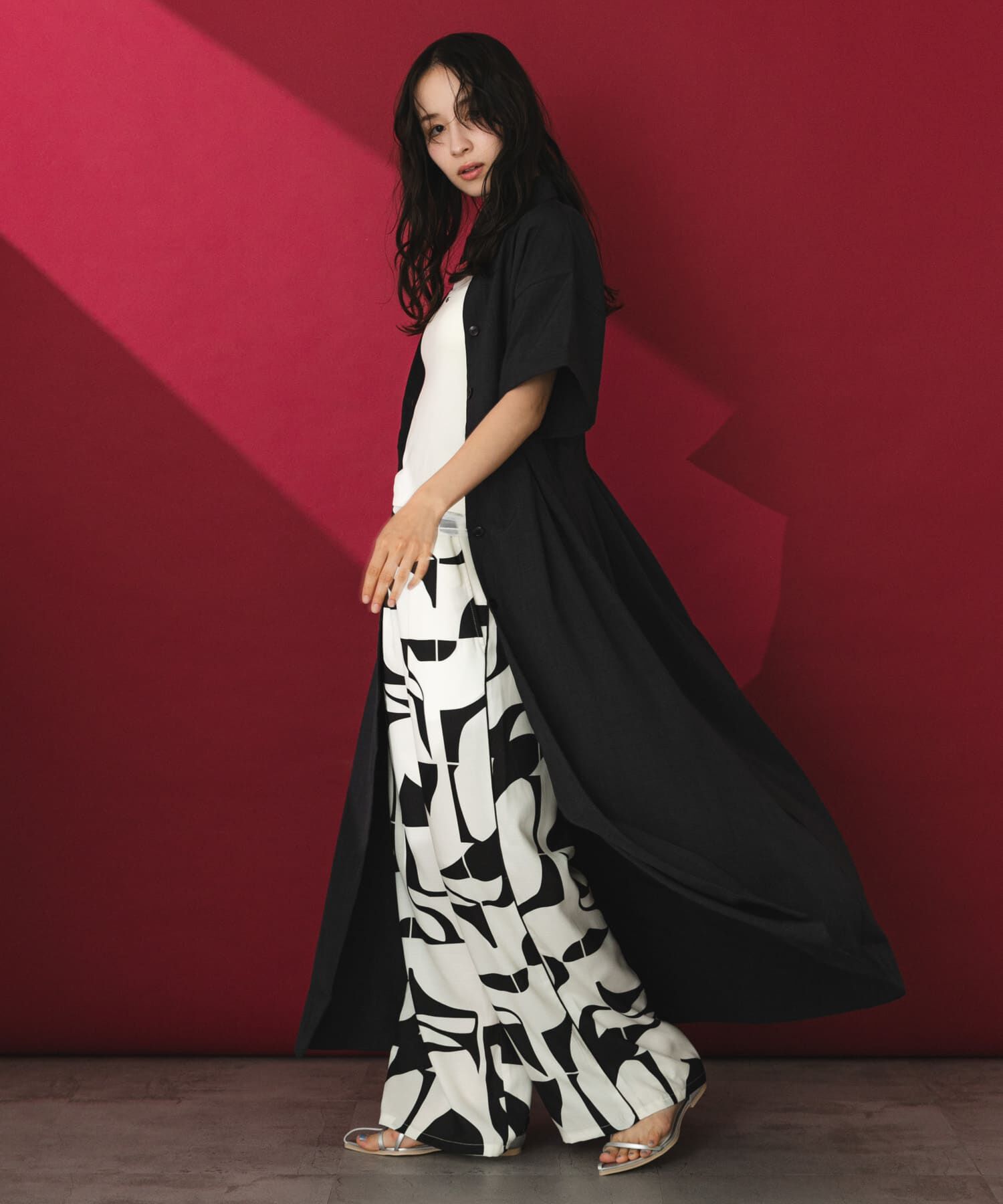 SENSE OF PLACE by URBAN RESEARCH「『UR TECH DRYLUXE』リネンライクワンピース」|ワンピース|