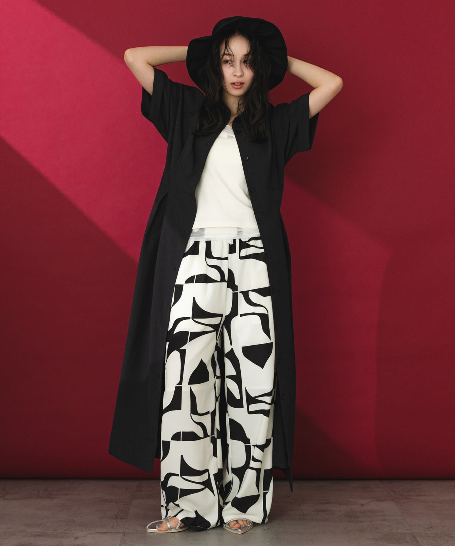 SENSE OF PLACE by URBAN RESEARCH「『UR TECH DRYLUXE』リネンライクワンピース」|ワンピース|