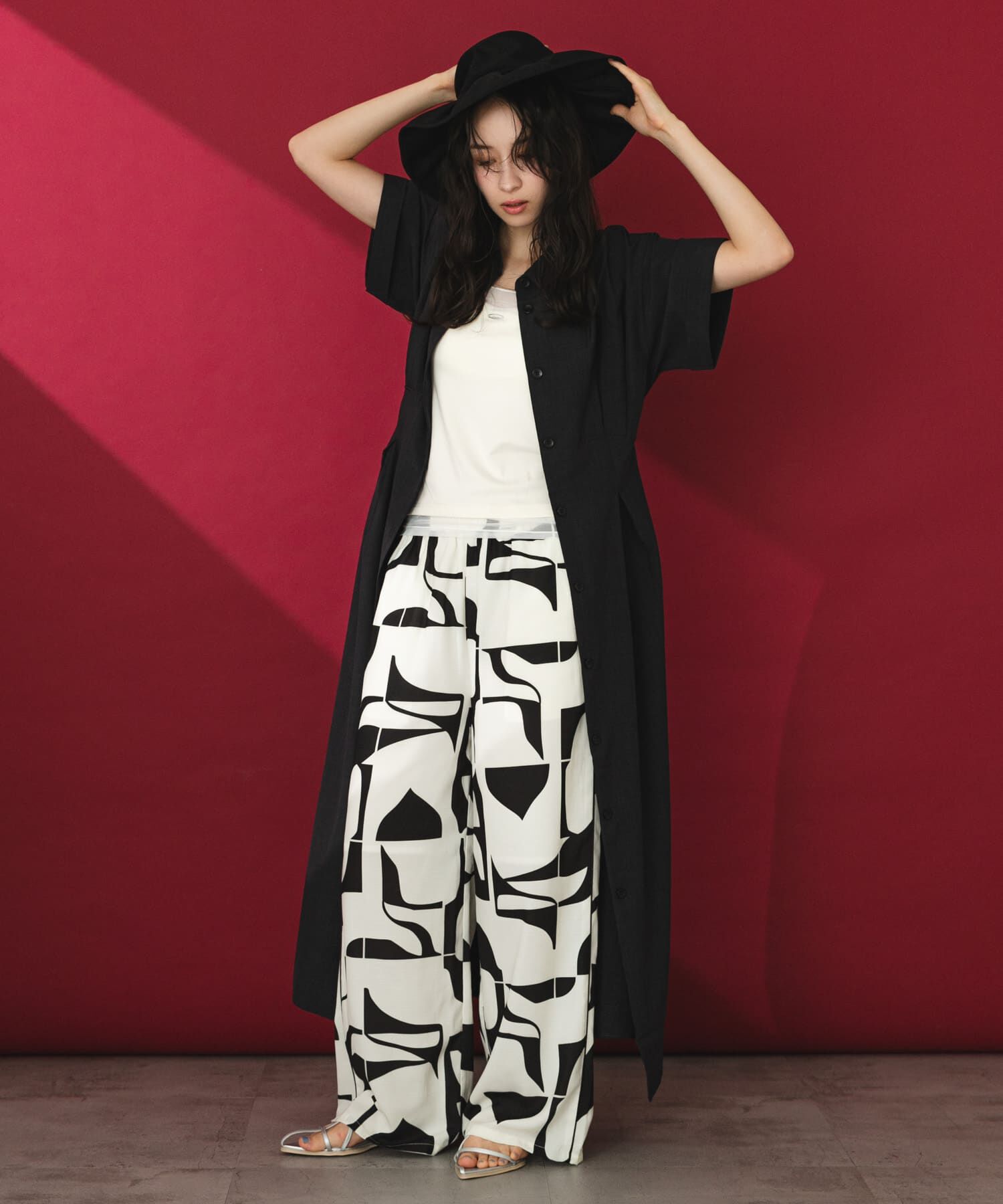 SENSE OF PLACE by URBAN RESEARCH「『UR TECH DRYLUXE』リネンライクワンピース」|ワンピース|