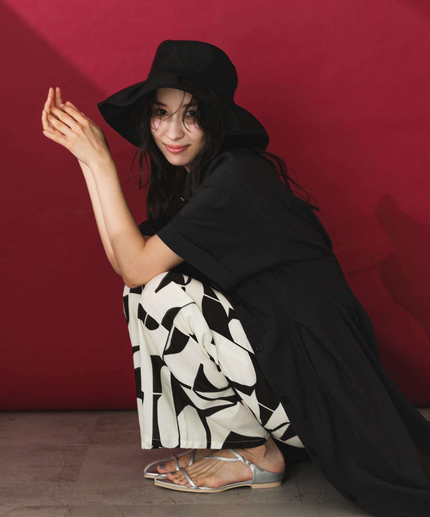 SENSE OF PLACE by URBAN RESEARCH「『UR TECH DRYLUXE』リネンライクワンピース」|ワンピース|