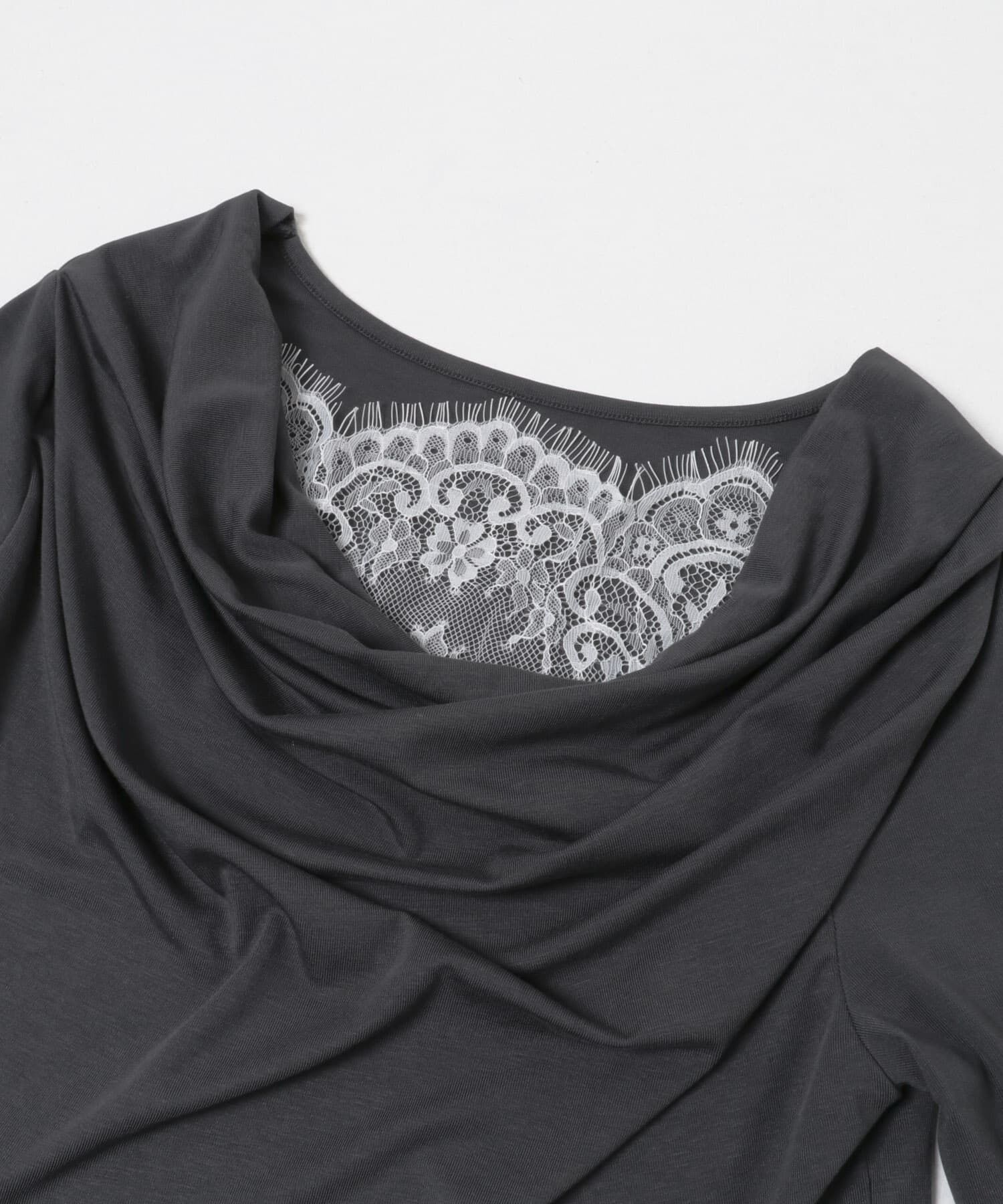 SENSE OF PLACE by URBAN RESEARCH「レースレイヤードドレープトップ」|Tシャツ・カットソー|
