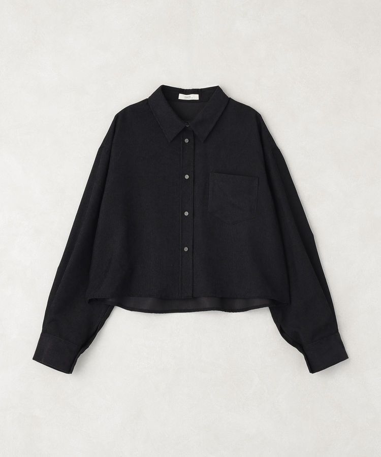 earth music&ecology「コーデュロイシャツ」|シャツ・ブラウス|Black