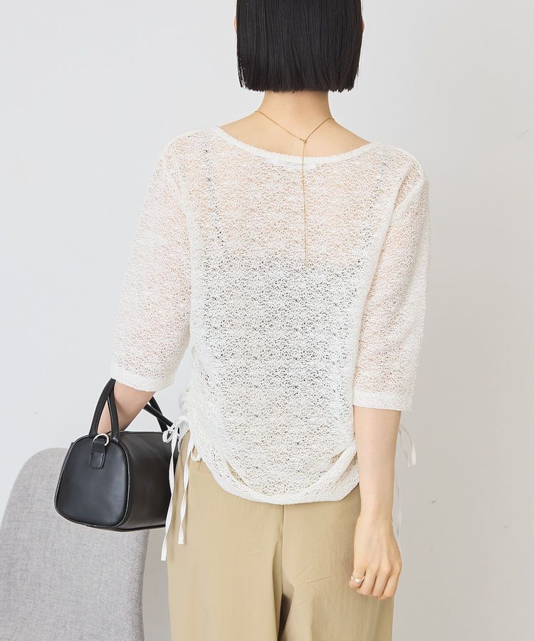 AMERICAN HOLIC「レース5分袖カーディガン」|カーディガン|
