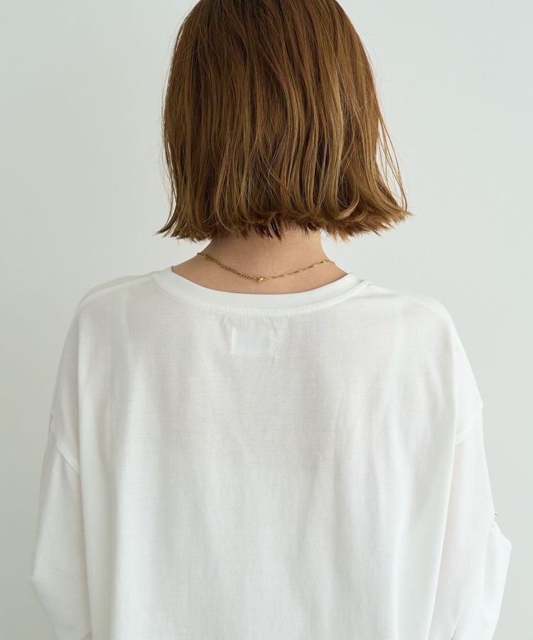 Editt by YECCA VECCA「ドロストスリーブヘムレースTee」|Tシャツ・カットソー|