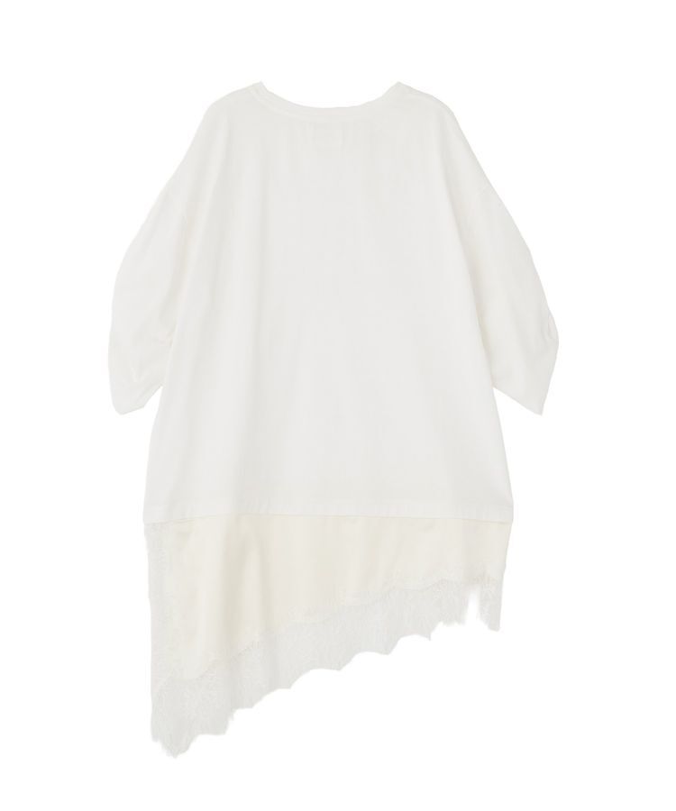 Editt by YECCA VECCA「ドロストスリーブヘムレースTee」|Tシャツ・カットソー|