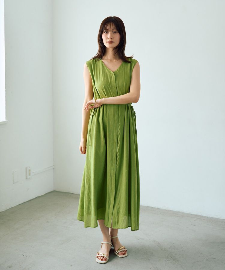 YECCA VECCA「ドライタッチシアードロストワンピース」|ワンピース|