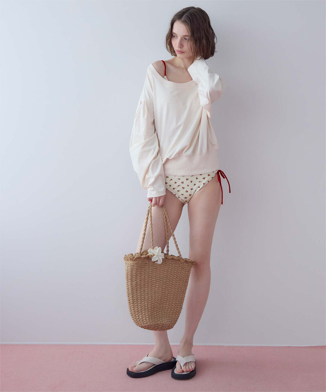 SEA DRESS「Vネックシンプルデザインビキニ/水着」|ビキニ|
