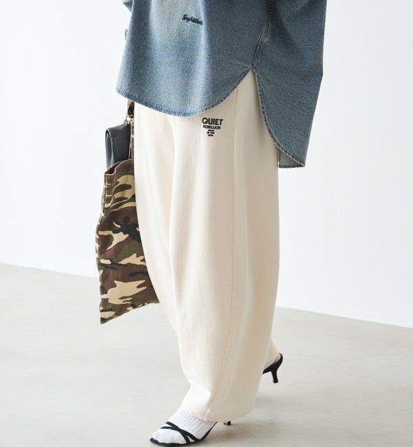 「ストレッチ裏毛カーブシルエットスウェットパンツ」|その他|