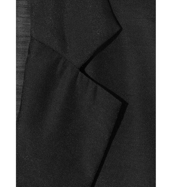 MIDIUMISOLID「MIDIUMISOLID for Ladies シアーシャツジャケット」|テーラードジャケット|
