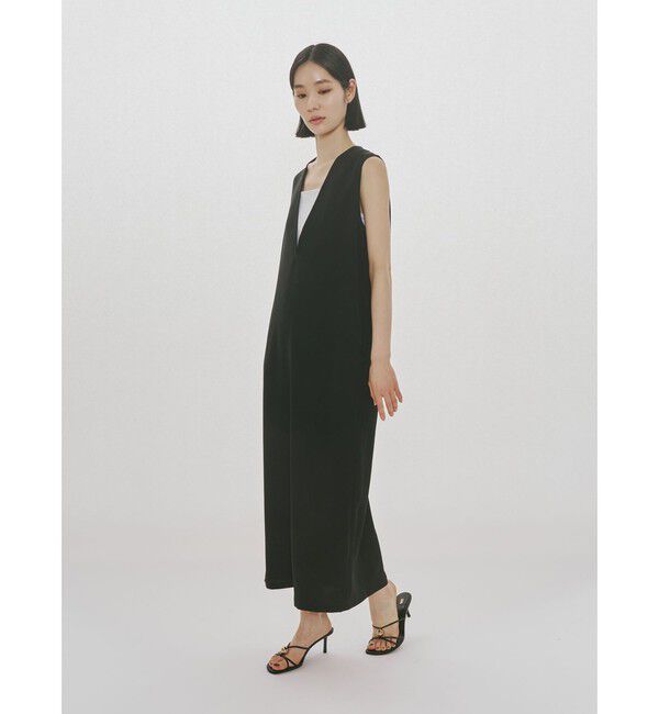 MIDIUMISOLID「MIDIUMISOLID for Ladies 2WAYスキッパーワンピース」|ワンピース|