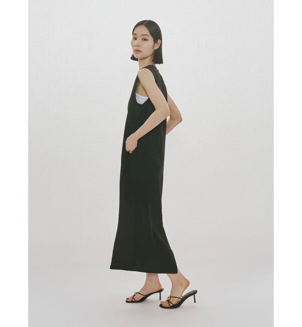 MIDIUMISOLID「MIDIUMISOLID for Ladies 2WAYスキッパーワンピース」|ワンピース|