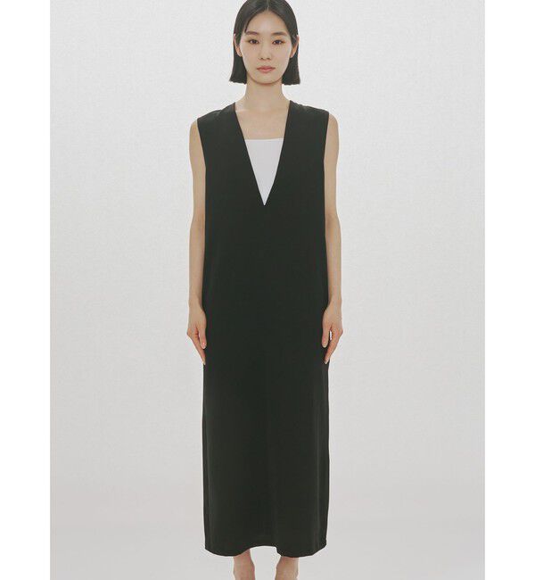 MIDIUMISOLID「MIDIUMISOLID for Ladies 2WAYスキッパーワンピース」|ワンピース|
