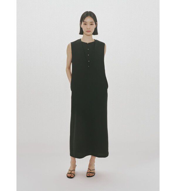 MIDIUMISOLID「MIDIUMISOLID for Ladies 2WAYスキッパーワンピース」|ワンピース|