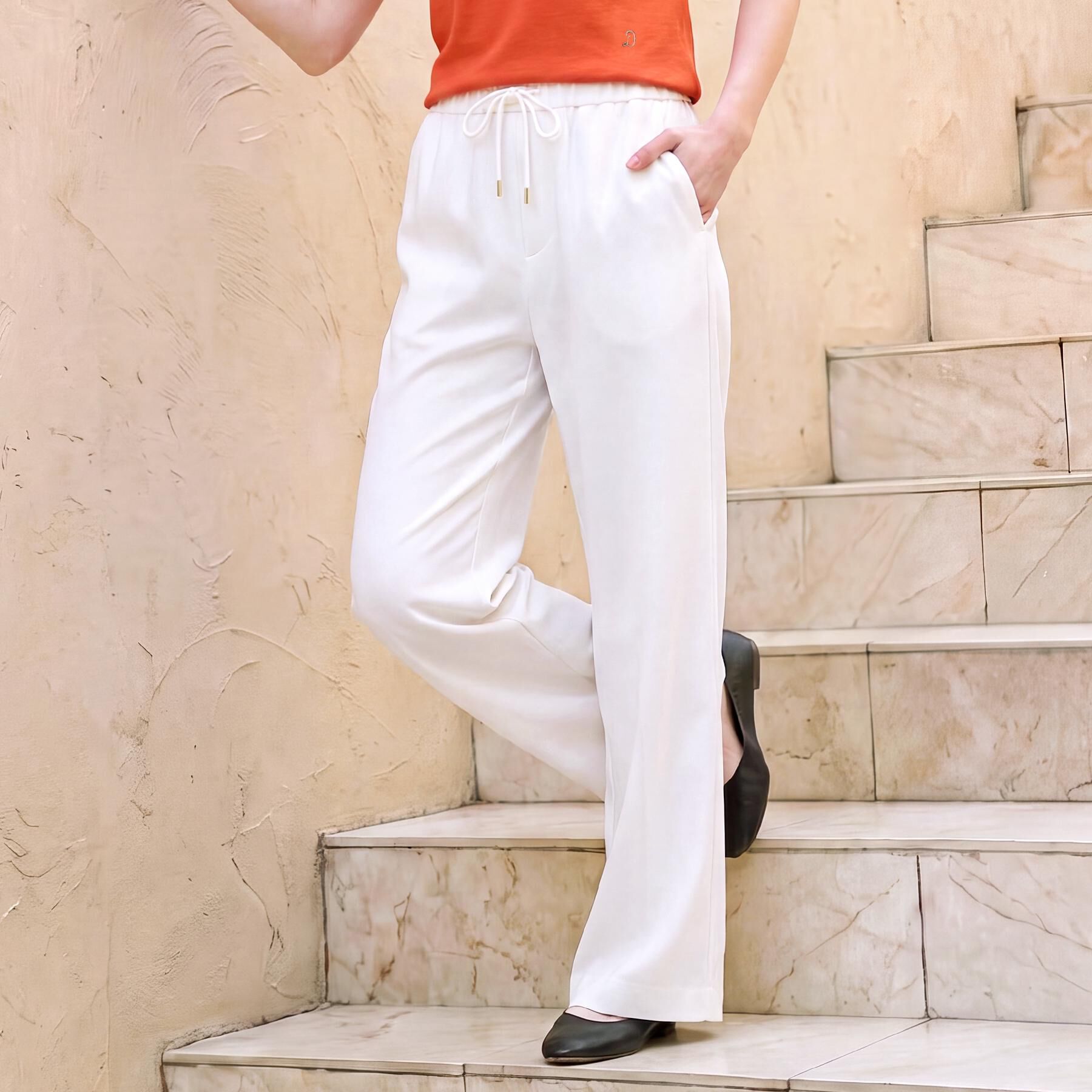 DRESSTERIOR「【マシンウォッシャブル】Super100&rsquo;sウール サキソニーイージーパンツ」|その他|