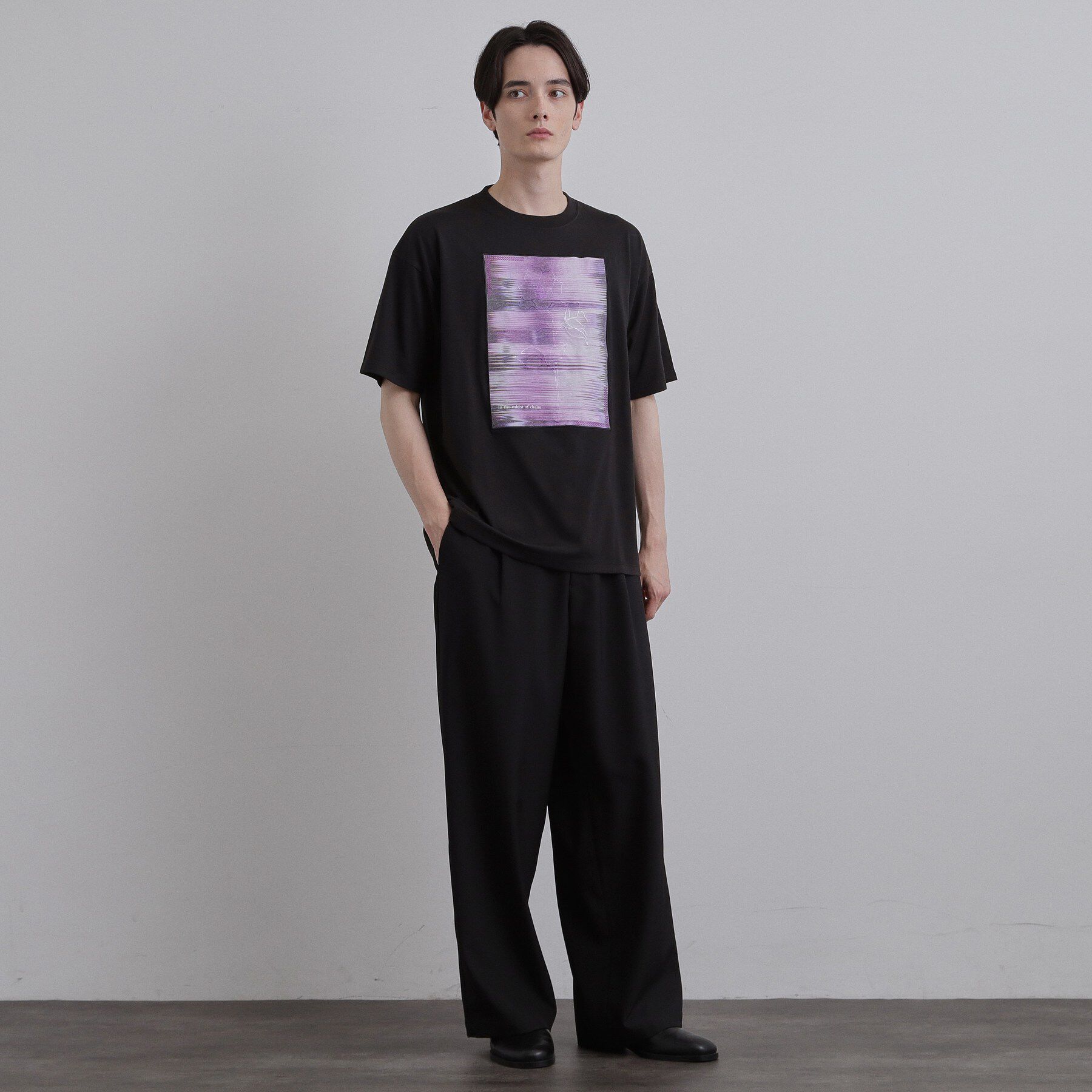 tk.TAKEO KIKUCHI「クロス刺繍フォトTシャツ」|Tシャツ・カットソー|