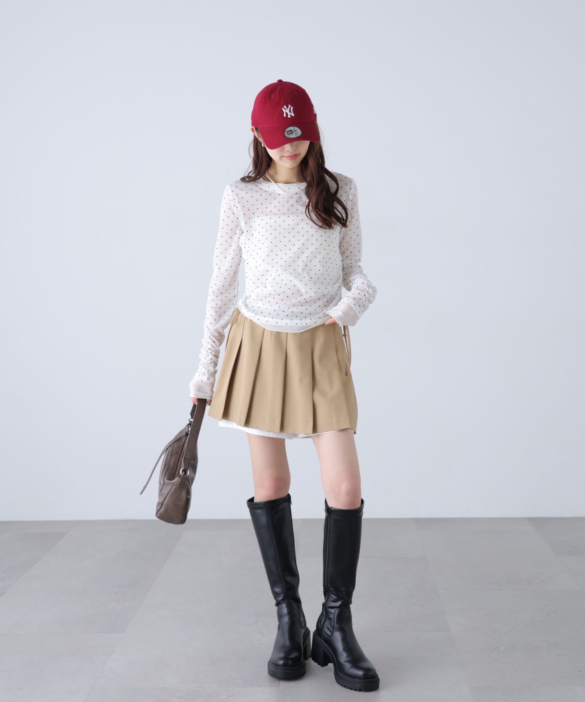  「シアーテレコレイヤード風カットソー」|Tシャツ・カットソー|