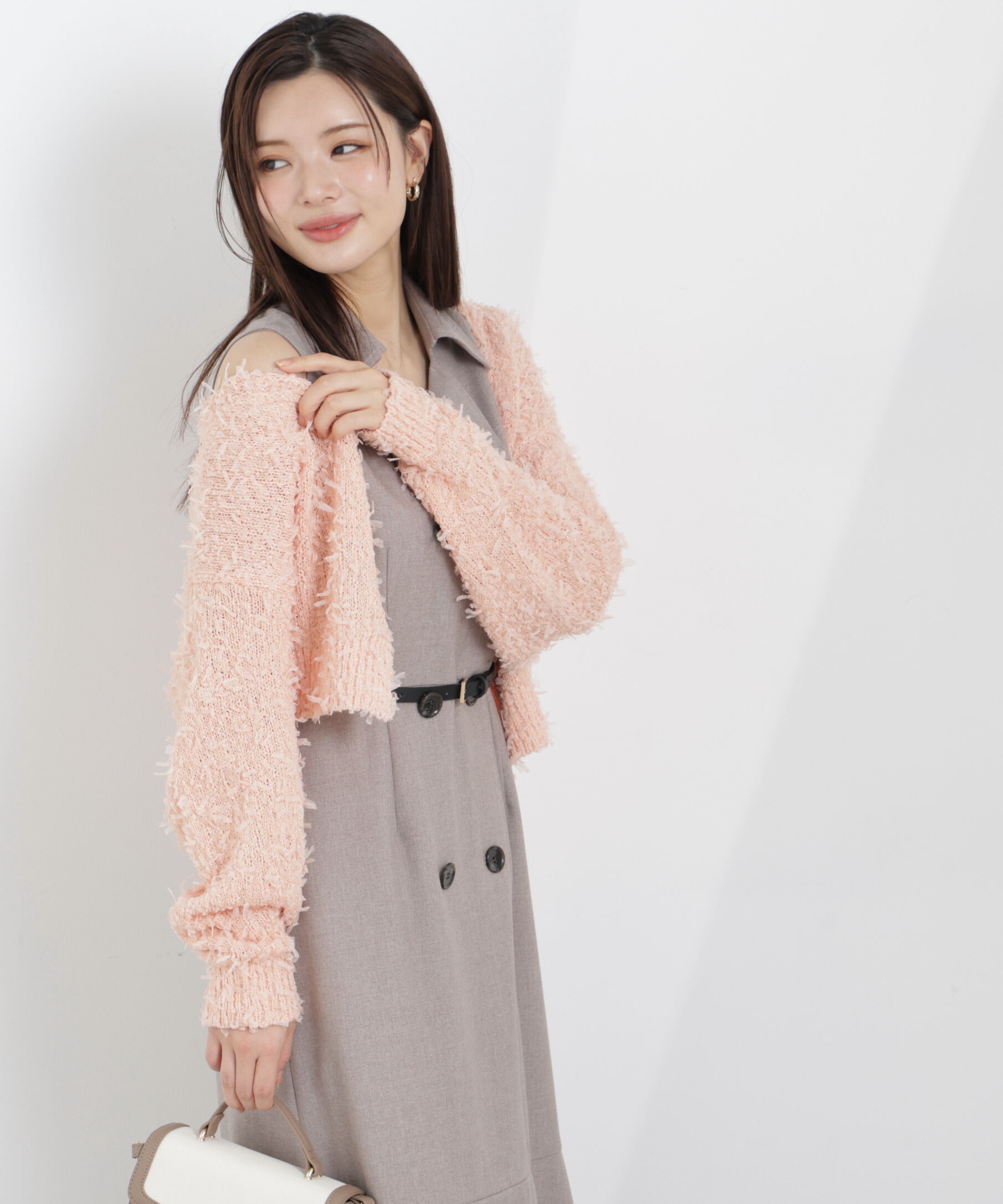 PROPORTION BODY DRESSING「テープヤーンカーディガン　26SS」|カーディガン|