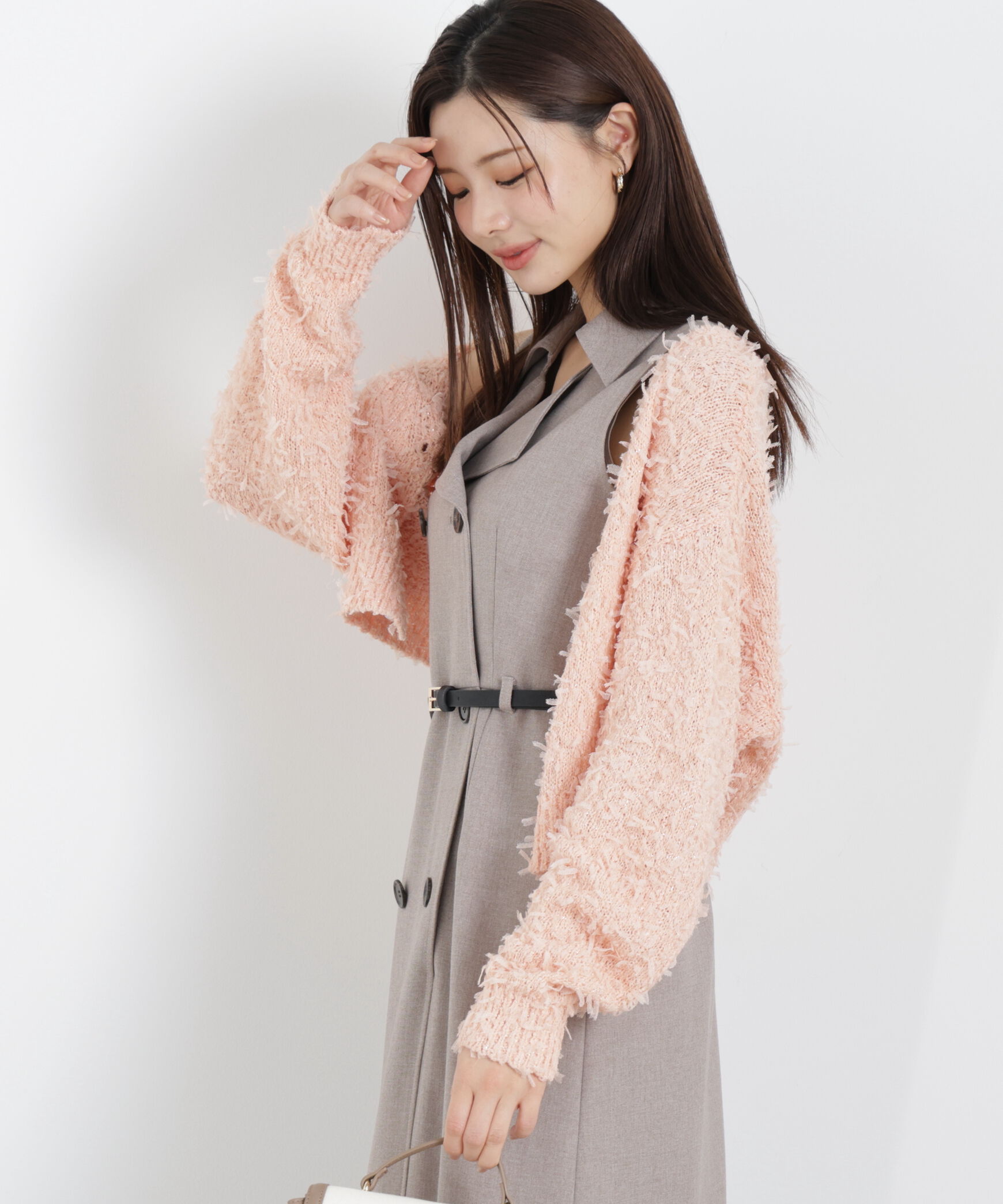 PROPORTION BODY DRESSING「テープヤーンカーディガン　26SS」|カーディガン|