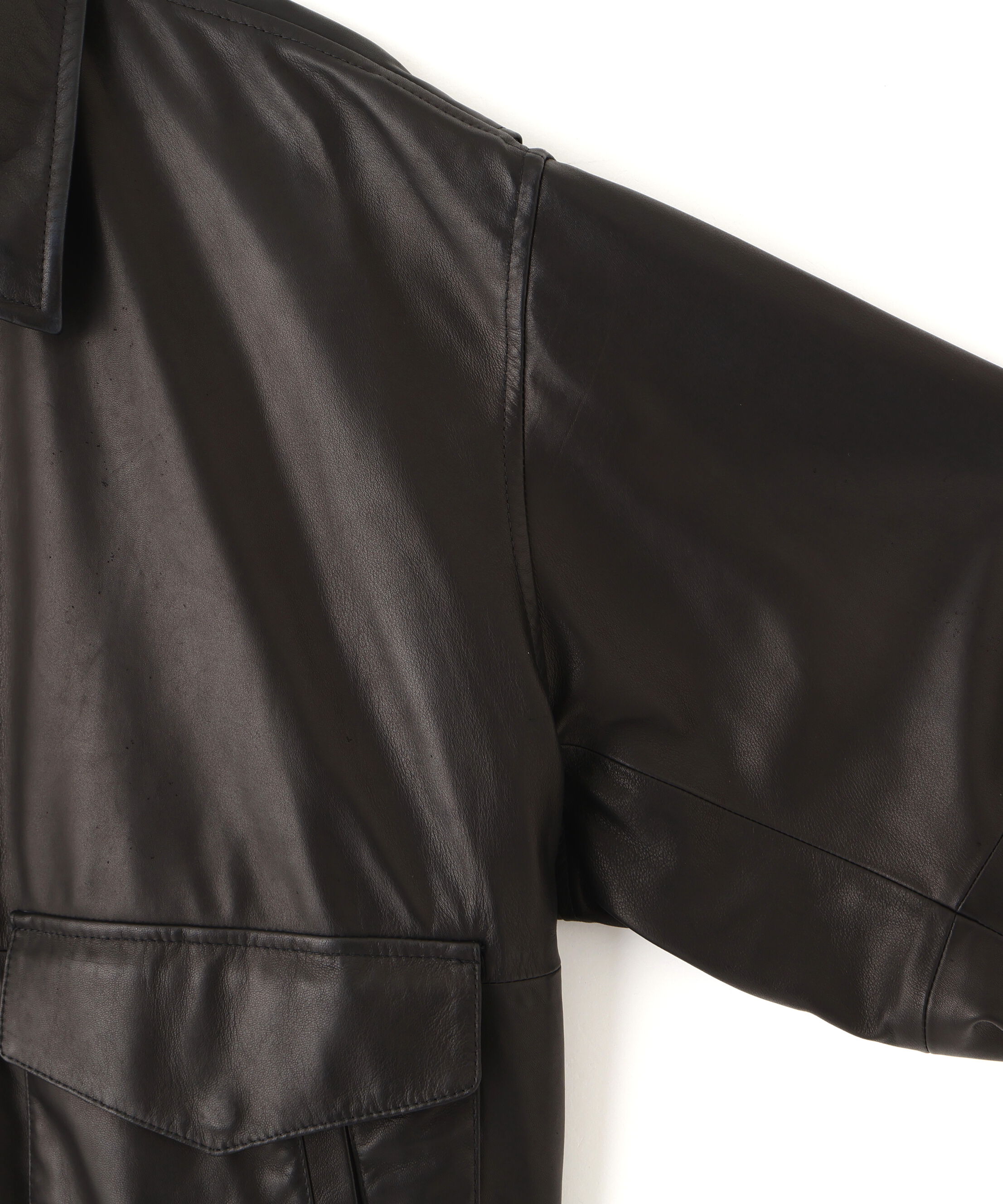 YLEVE 「YLEVE / SHEEP LEATHER ZIP BLOUSON」|ブルゾン・スタジャン|