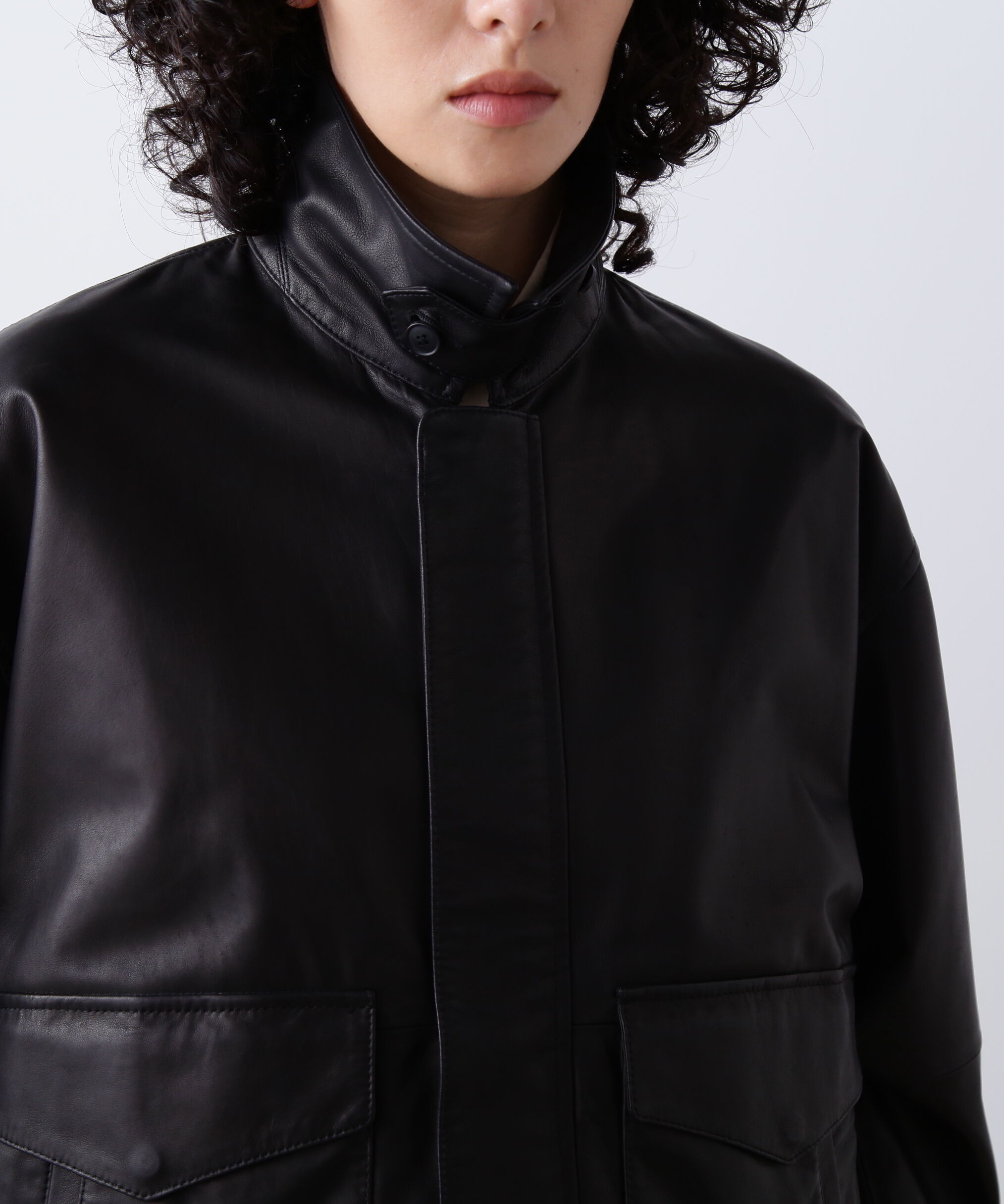 YLEVE 「YLEVE / SHEEP LEATHER ZIP BLOUSON」|ブルゾン・スタジャン|
