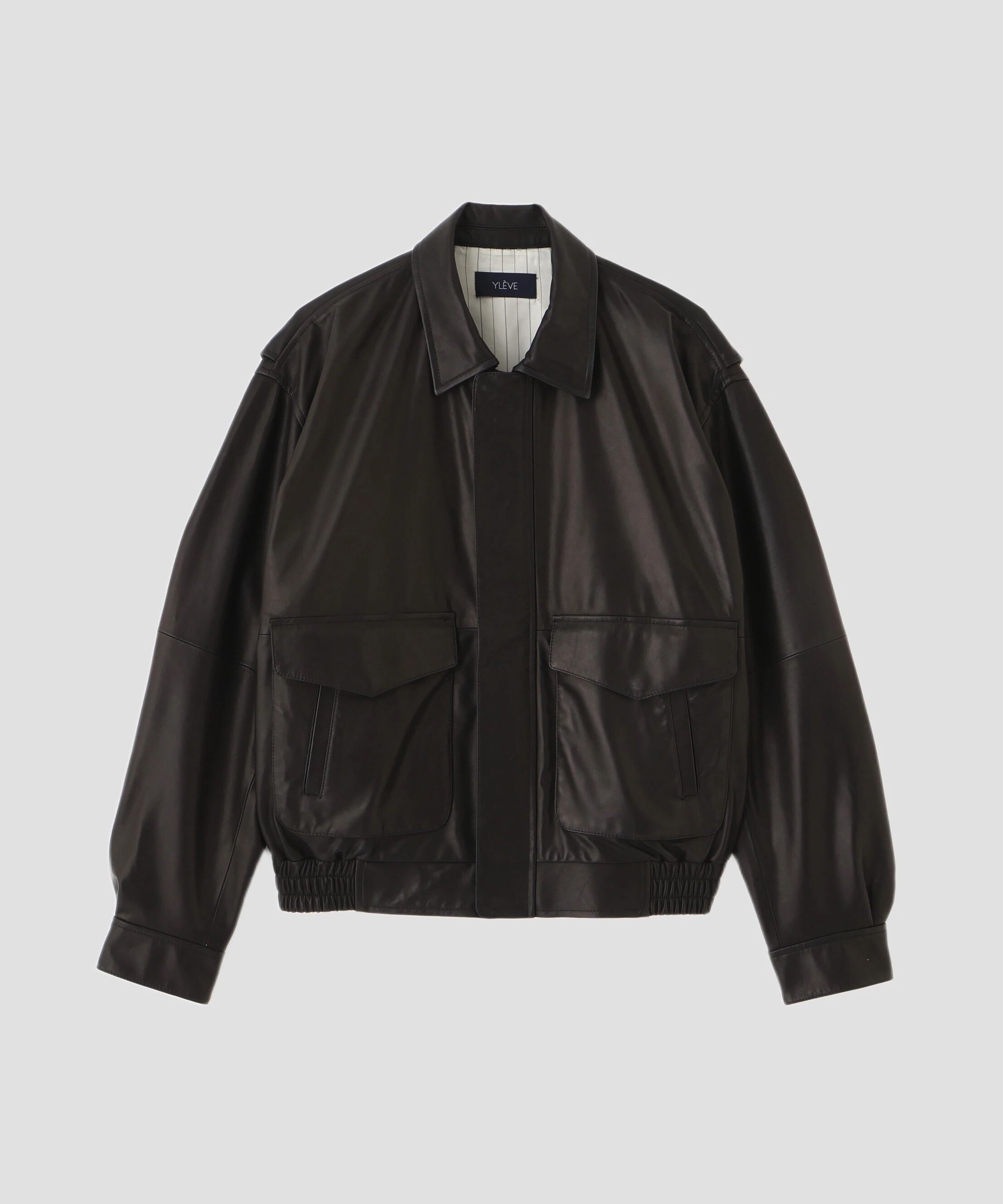 YLEVE 「YLEVE / SHEEP LEATHER ZIP BLOUSON」|ブルゾン・スタジャン|