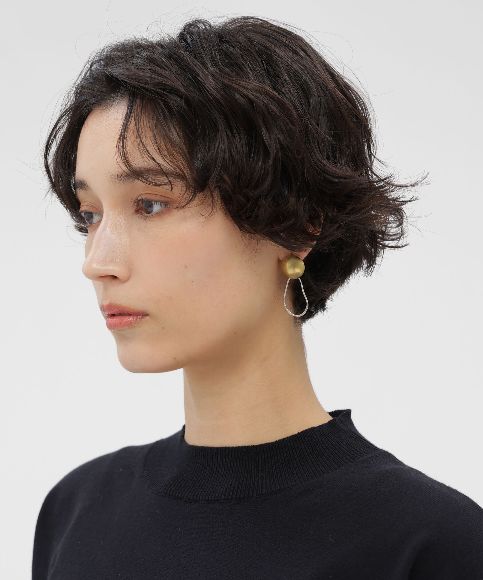  「SILVER AND PLATED GOLD EARRING」|その他|